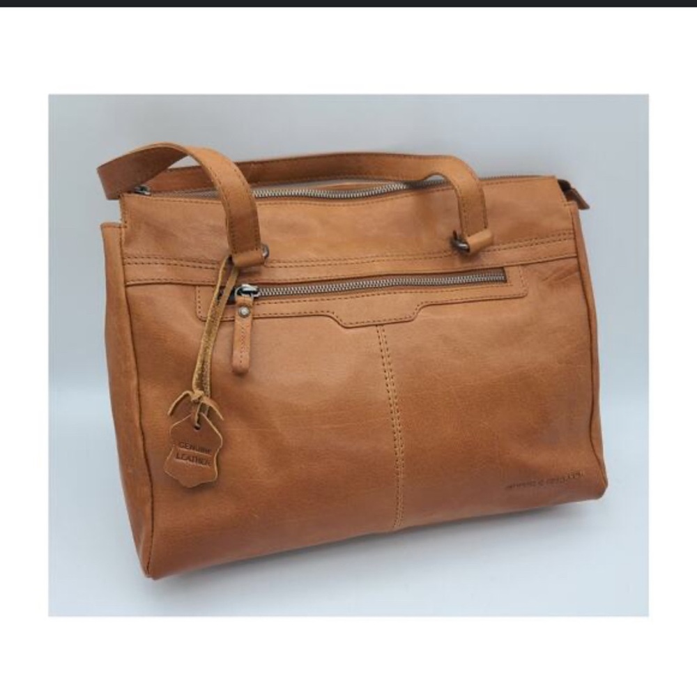 Spike & Sparrow Brown Leather Crossbody Bag